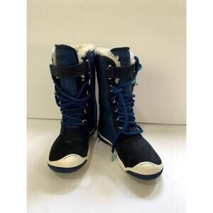 Plae Jack Waterproof Snow Boots Boy Girl for Toddler Size 9 In Blue